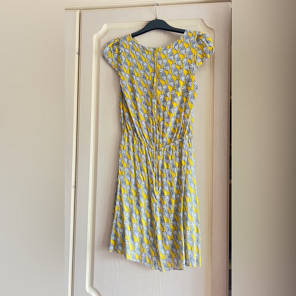 Owl print cute casual dress
